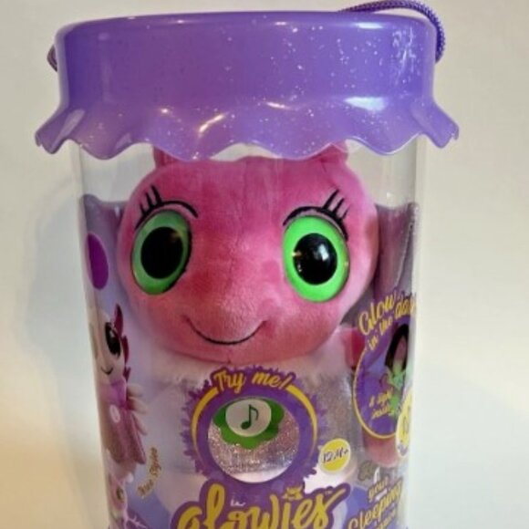 NEW Glowies Fireflies Pink Plush Sleeping Companion With Lights & Music - Picture 2 of 6